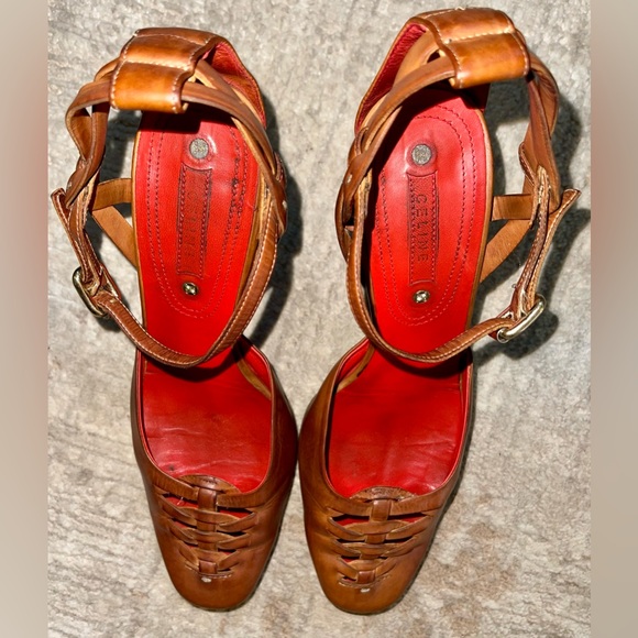 Authentic 𝐂𝐄𝐋𝐈𝐍𝐄 genuine leather heels - Picture 15 of 16